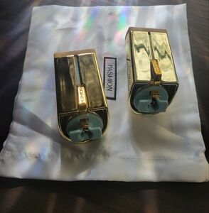 Pashion Block Heel Kit Gold Metalic 4"